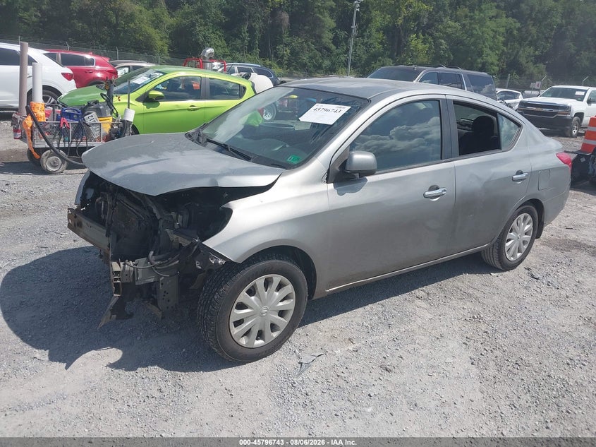Vin: 3n1cn7ap2cl886593, lot: 46295574, nissan versa 1.6 sv 20122