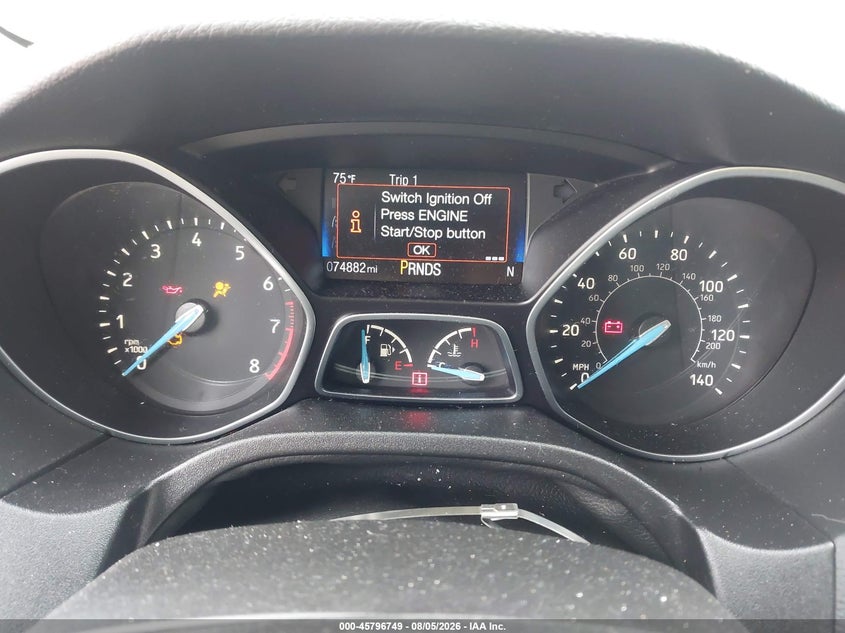 FORD FOCUS 2016 VIN 1FADP3N2XGL274474