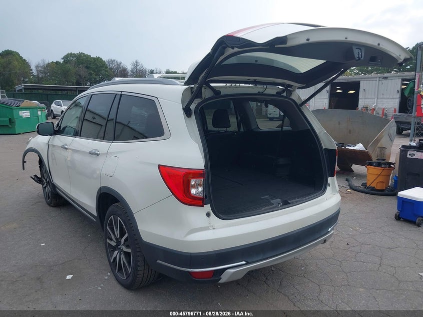 Vin: 5fnyf6h93kb049513, lot: 46295602, honda pilot touring 20193
