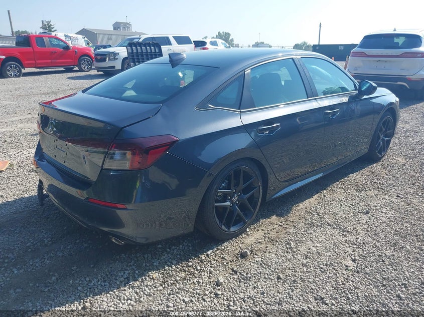 Vin: 2hgfe2f52th568343, lot: 46295608, honda civic sport 20264