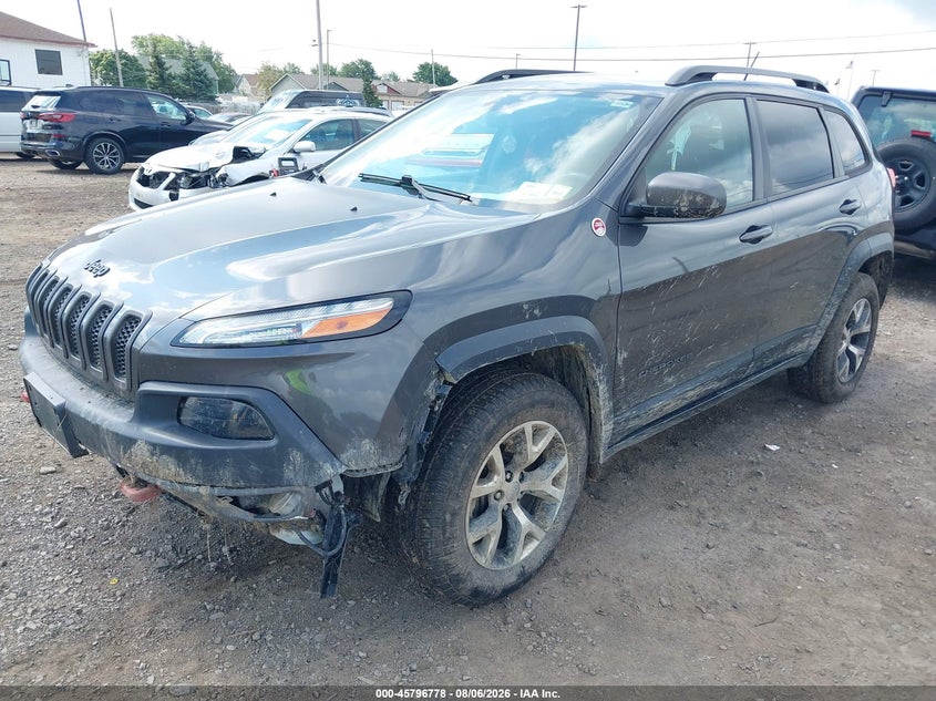 Vin: 1c4pjmbb7fw653464, lot: 46295609, jeep cherokee trailhawk 20152