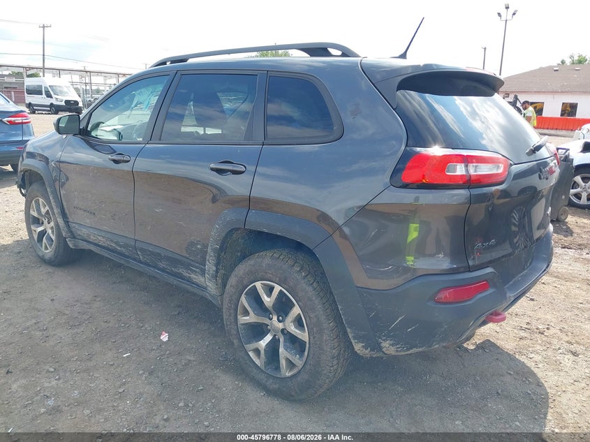 Vin: 1c4pjmbb7fw653464, lot: 46295609, jeep cherokee trailhawk 20153