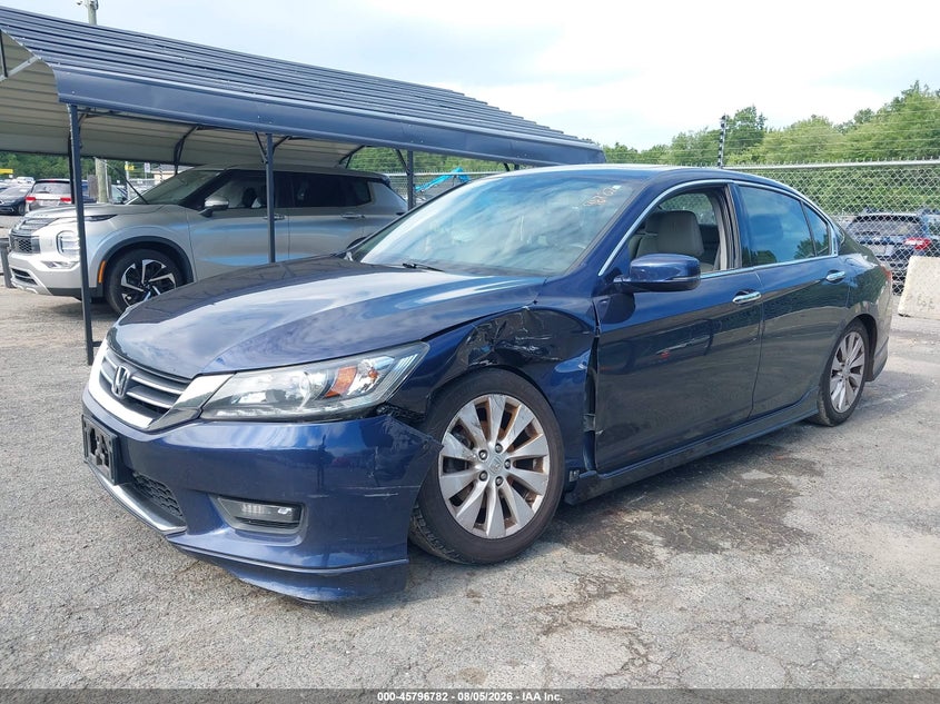 Vin: 1hgcr3f88ea043151, lot: 46295613, honda accord ex-l v-6 20142