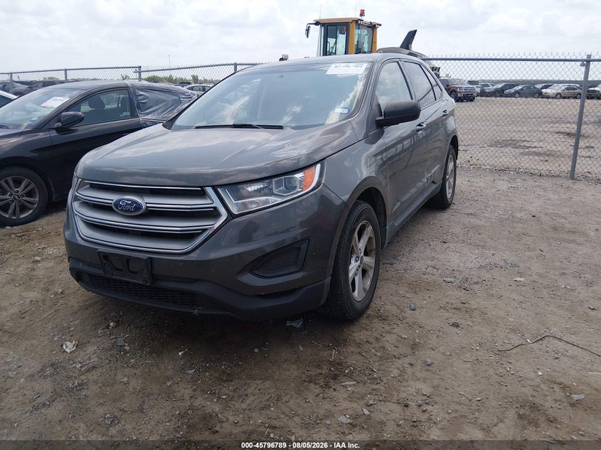 Vin: 2fmpk3g99jbb25962, lot: 46295620, ford edge se 20182
