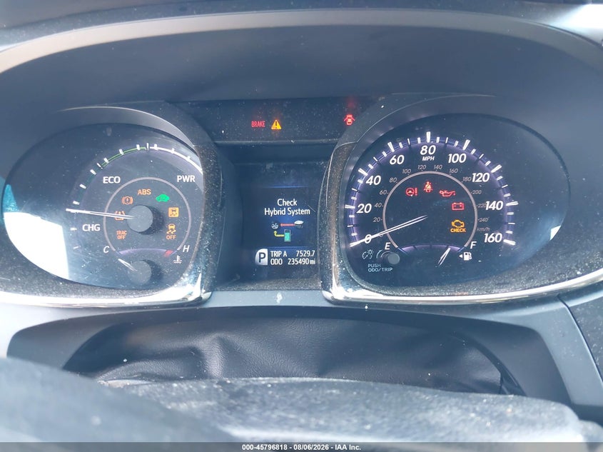 2014 TOYOTA AVALON HYBRID auction photo 7