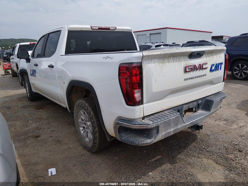 Vin: 3gtuuaed7ng541704, lot: 46295692, gmc sierra 1500 4wd  short box pro 20223