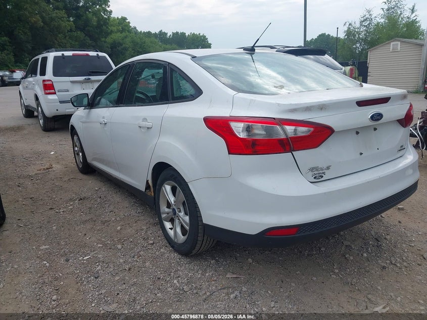 Vin: 1fadp3f26dl344062, lot: 46295709, ford focus se 20133