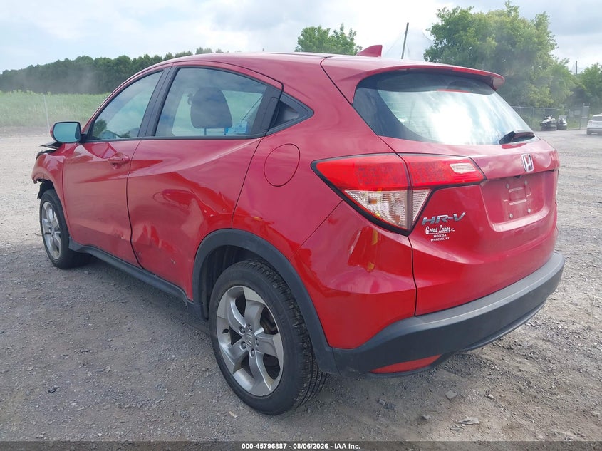 Vin: 3czru6h38hg709998, lot: 46295718, honda hr-v lx 20173