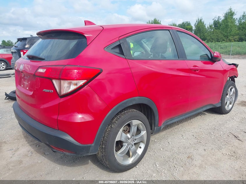 Vin: 3czru6h38hg709998, lot: 46295718, honda hr-v lx 20174