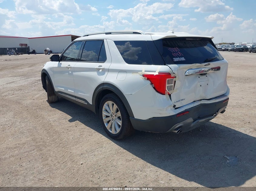 Vin: 1fmsk7fh9mgc18391, lot: 46295724, ford explorer limited 20213