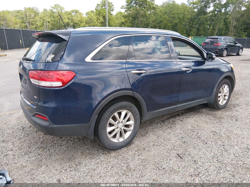 Vin: 5xypg4a37gg168796, lot: 46295744, kia sorento 2.4l lx 20164