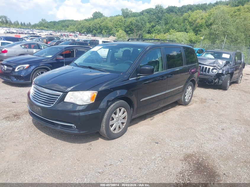 Vin: 2c4rc1bg4er442100, lot: 46295745, chrysler town & country touring 20142