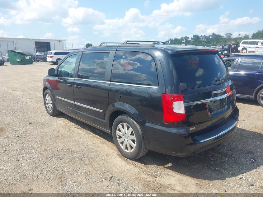 Vin: 2c4rc1bg4er442100, lot: 46295745, chrysler town & country touring 20143
