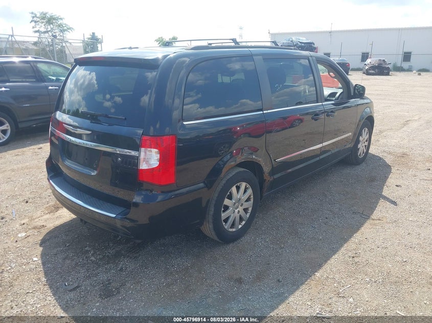 Vin: 2c4rc1bg4er442100, lot: 46295745, chrysler town & country touring 20144