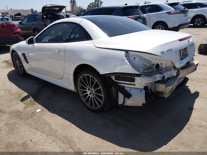 Vin: wddjk6ga4hf048129, lot: 46295755, mercedes-benz sl 450 20173