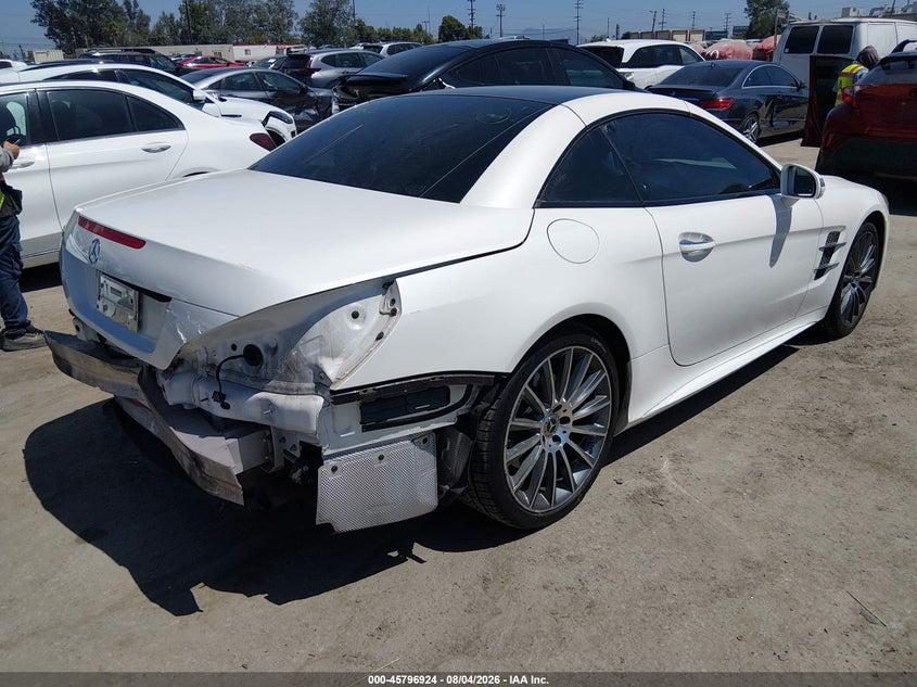 Vin: wddjk6ga4hf048129, lot: 46295755, mercedes-benz sl 450 20174
