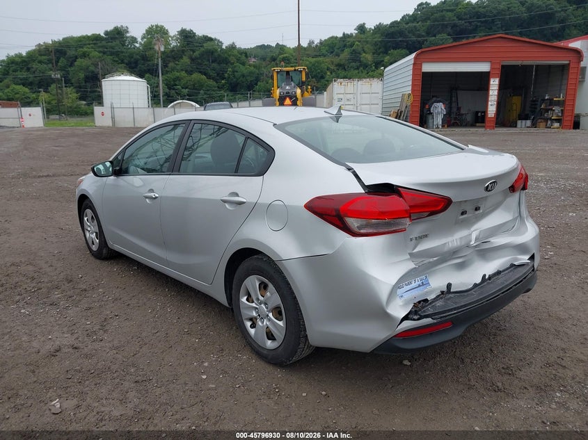 Vin: 3kpfk4a75he083371, lot: 46295761, kia forte lx 20173