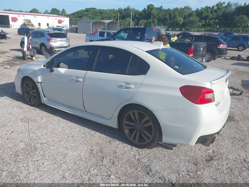 2017 SUBARU WRX SEDAN 2.0L H-4 DI, DOHC, VVT, TURBO, 268HP