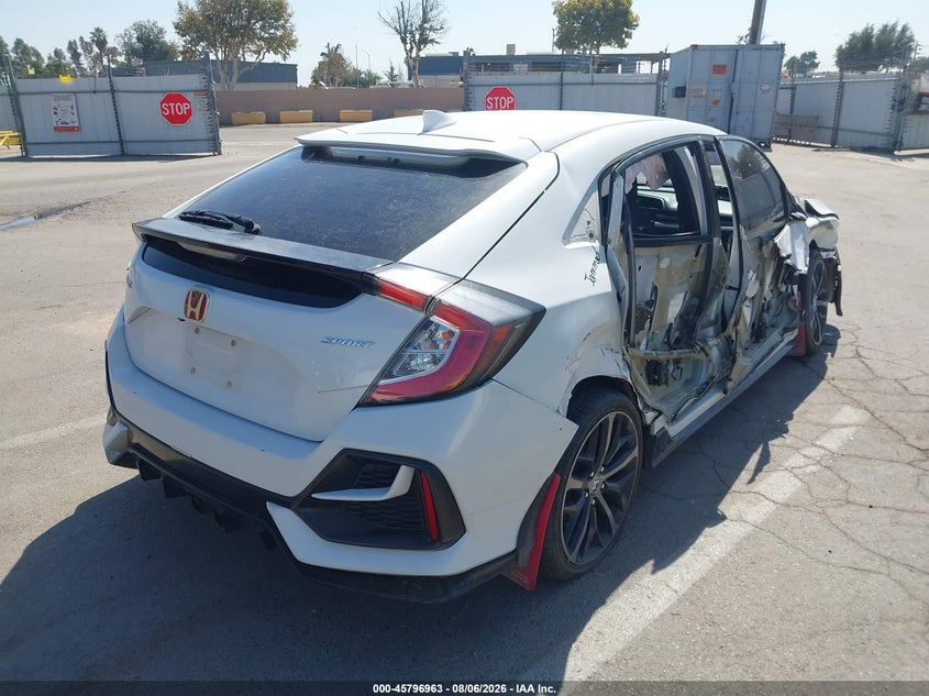 Vin: shhfk7g49lu201695, lot: 46295793, honda civic sport 20204
