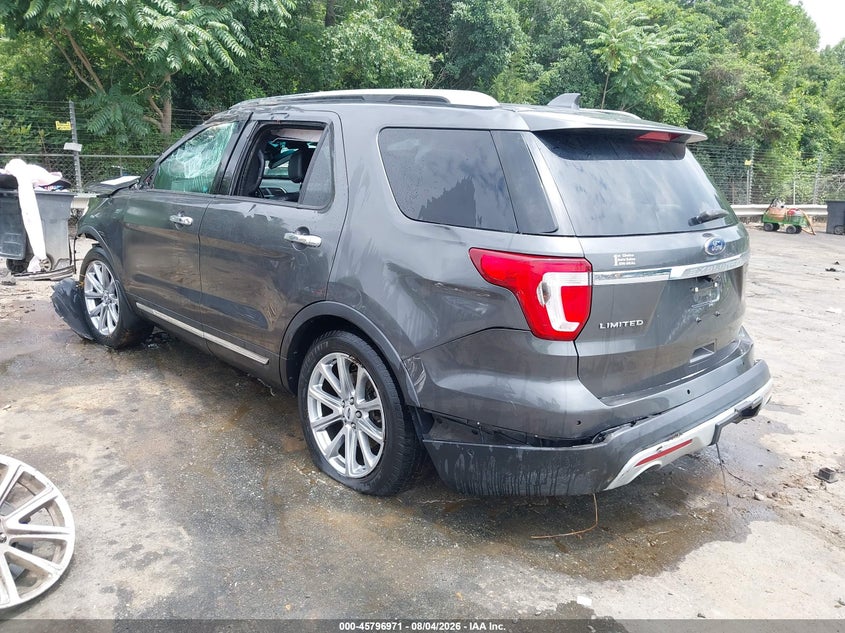 Vin: 1fm5k7f89gga50589, lot: 46295802, ford explorer limited 20163
