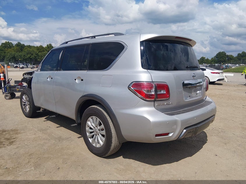 Vin: jn8ay2nc2k9581211, lot: 46295834, nissan armada sv 20193