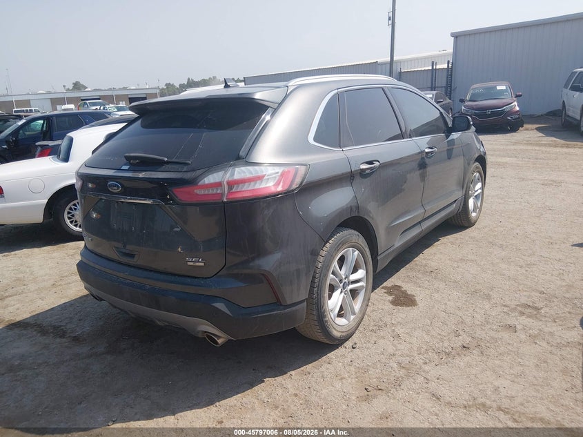 Vin: 2fmpk3j94kbb21487, lot: 46295837, ford edge sel 20194