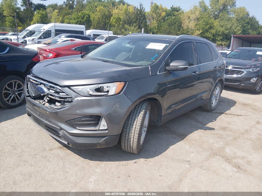 Vin: 2fmpk3j94kbb21487, lot: 46295837, ford edge sel 20192