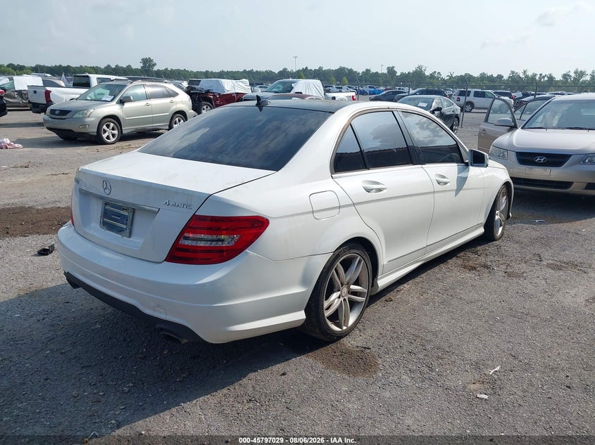 Vin: wddgf8ab7dr241430, lot: 46295860, mercedes-benz c 300 sport 4matic 20134
