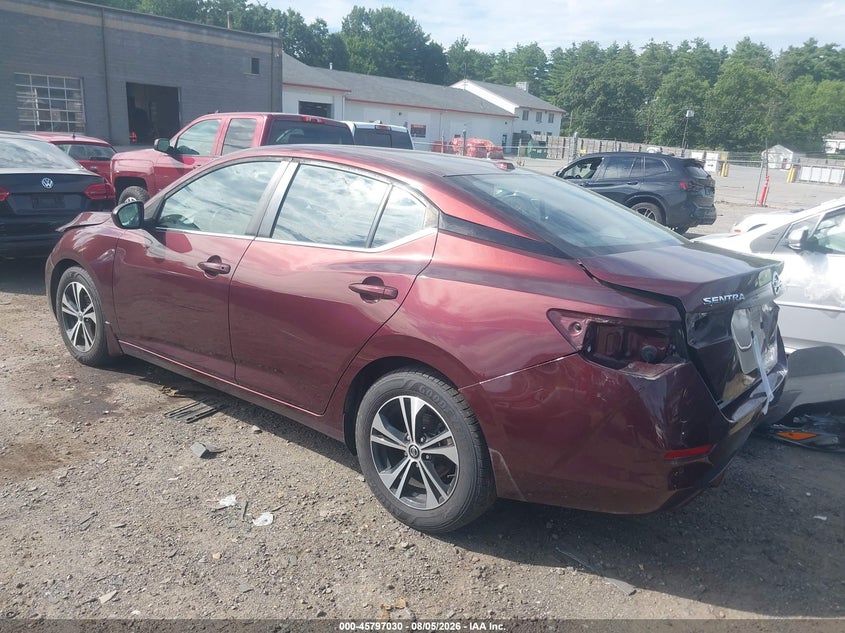 Vin: 3n1ab8cvxny222758, lot: 46295861, nissan sentra sv xtronic cvt 20223