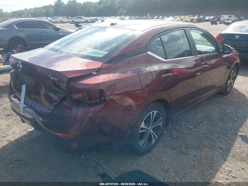 Vin: 3n1ab8cvxny222758, lot: 46295861, nissan sentra sv xtronic cvt 20224