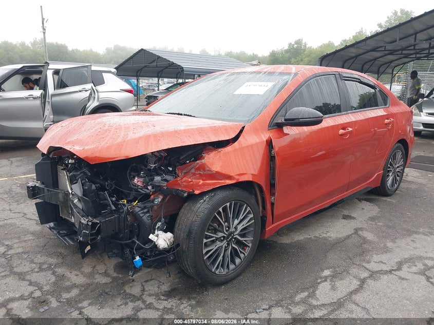 Vin: 3kpf54ad2pe666640, lot: 46295865, kia forte gt-line 20232