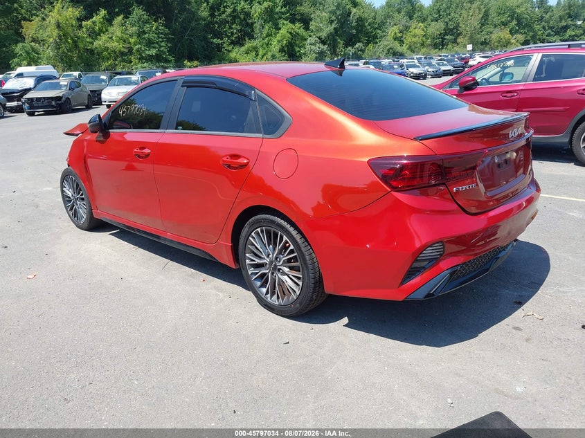 Vin: 3kpf54ad2pe666640, lot: 46295865, kia forte gt-line 20233