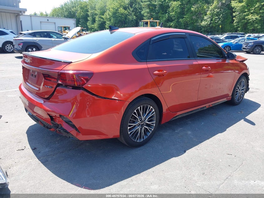 Vin: 3kpf54ad2pe666640, lot: 46295865, kia forte gt-line 20234