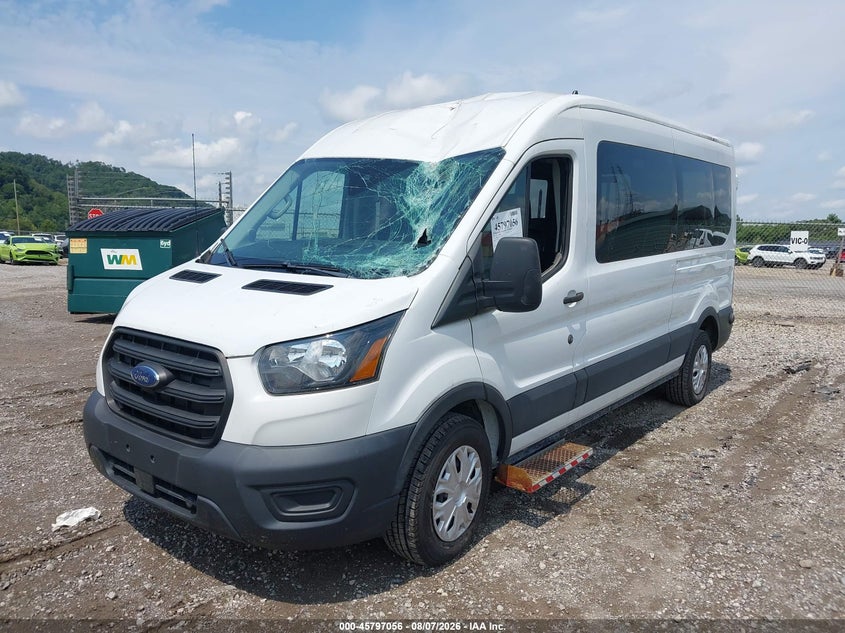 Vin: 1ftye1c89lka17366, lot: 46295887, ford transit-150 20202