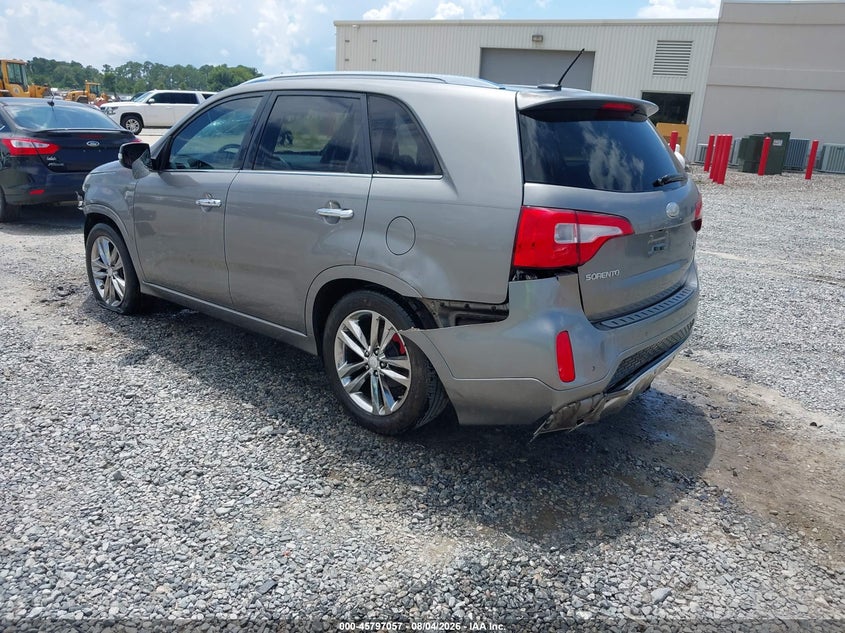 Vin: 5xykw4a73eg476397, lot: 46295888, kia sorento limited v6 20143