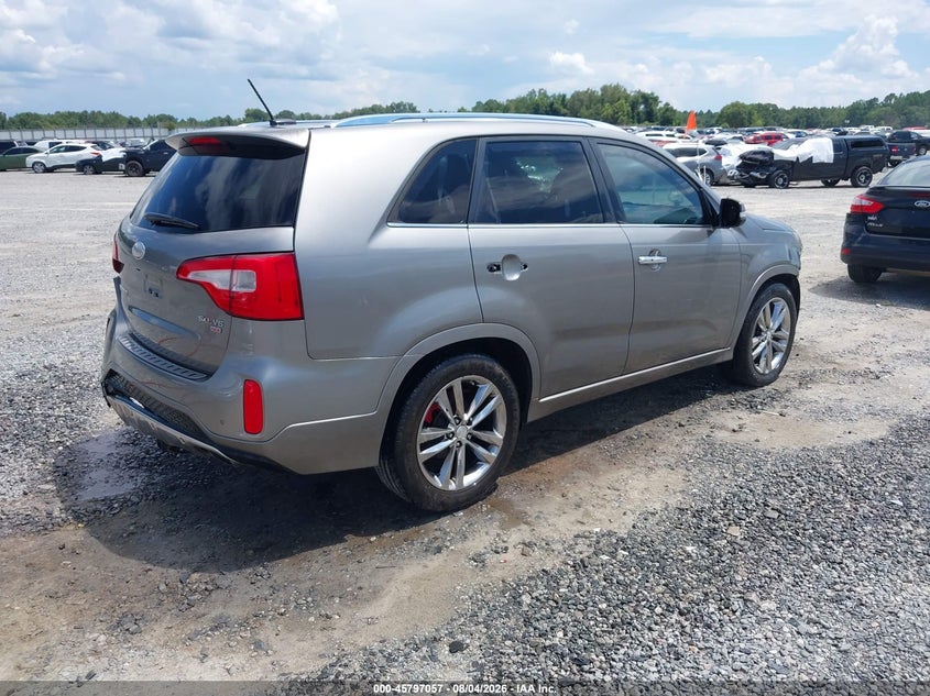 Vin: 5xykw4a73eg476397, lot: 46295888, kia sorento limited v6 20144