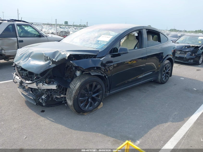 Vin: 5yjxcbe54mf326851, lot: 46295891, tesla model x long range dual motor all-wheel drive 20212