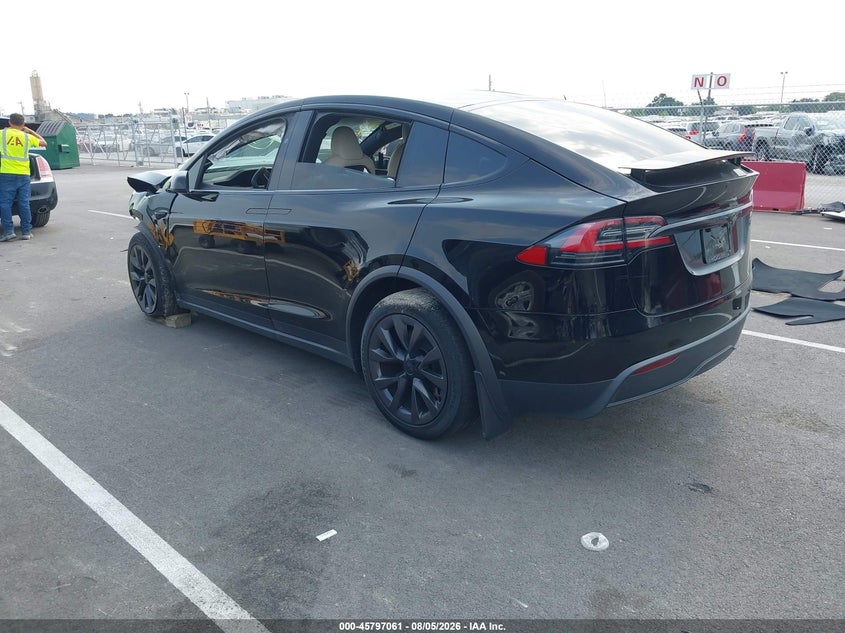 Vin: 5yjxcbe54mf326851, lot: 46295891, tesla model x long range dual motor all-wheel drive 20213
