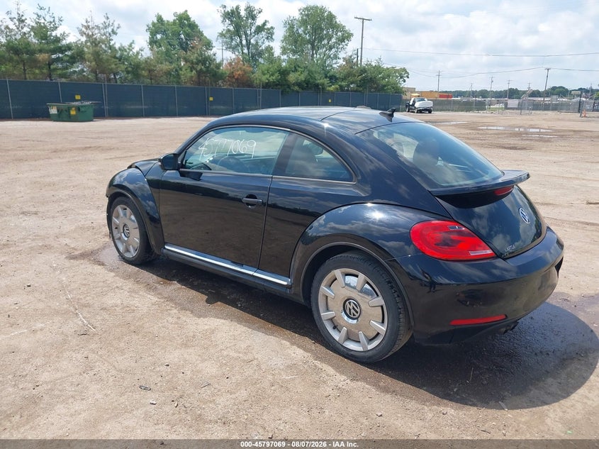 Vin: 3vwf17at1fm646918, lot: 46295900, volkswagen beetle 1.8t classic 20153