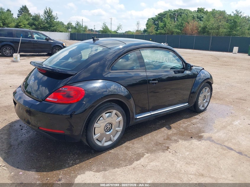 Vin: 3vwf17at1fm646918, lot: 46295900, volkswagen beetle 1.8t classic 20154