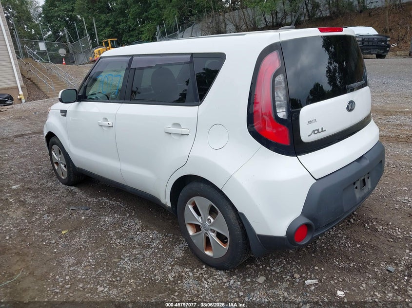 Vin: kndjn2a27e7739902, lot: 46295908, kia soul 20143