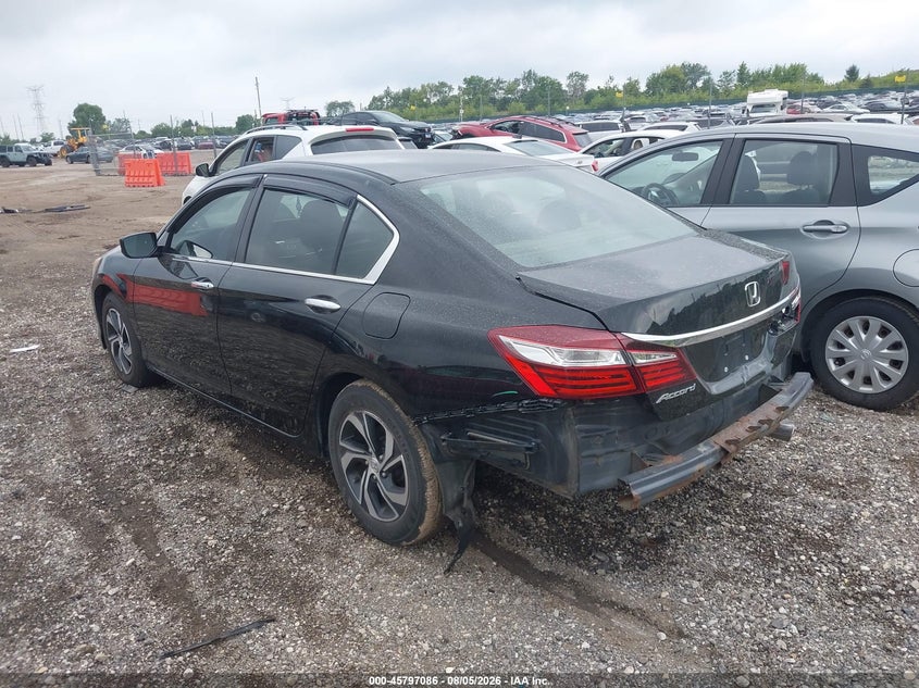 Vin: 1hgcr2f30ha166686, lot: 46295917, honda accord lx 20173
