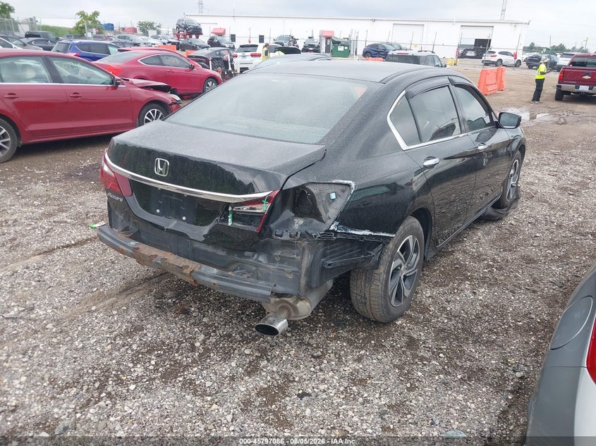 Vin: 1hgcr2f30ha166686, lot: 46295917, honda accord lx 20174
