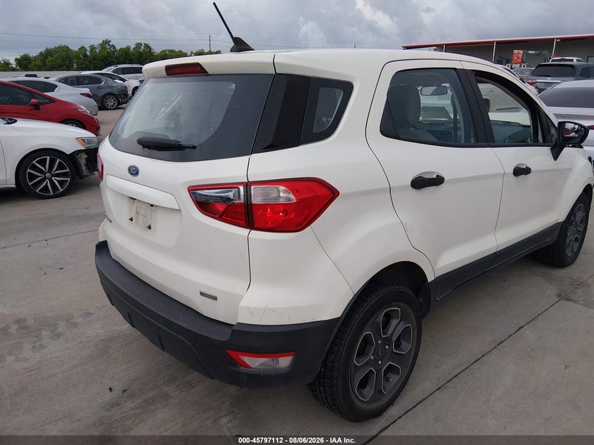 Vin: maj3s2fe2lc324047, lot: 46295943, ford ecosport s 20204