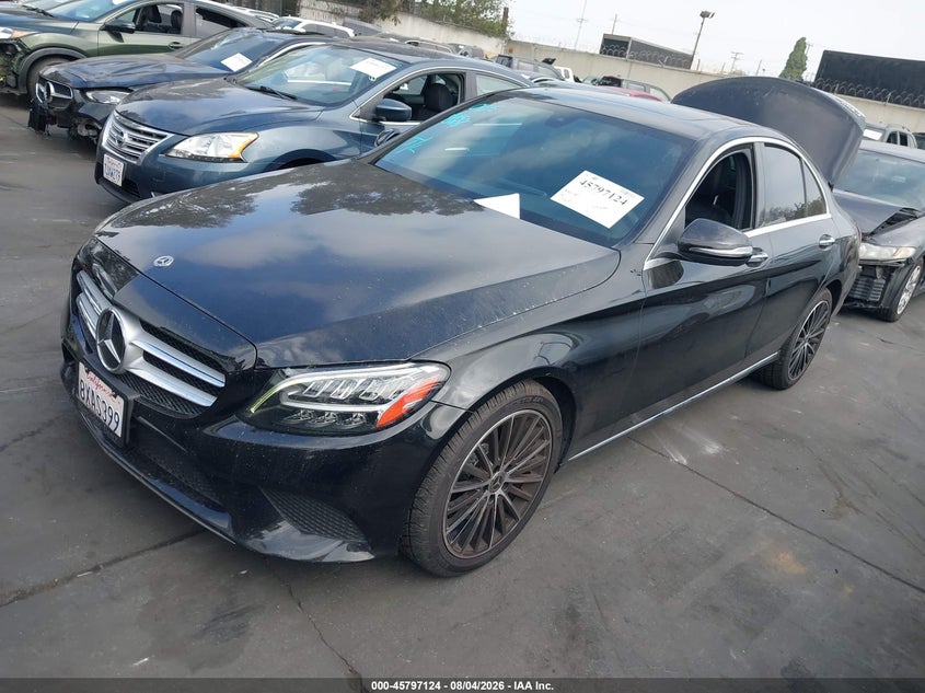 Vin: w1kwf8db1mr636291, lot: 46295955, mercedes-benz c 300 sedan 20212