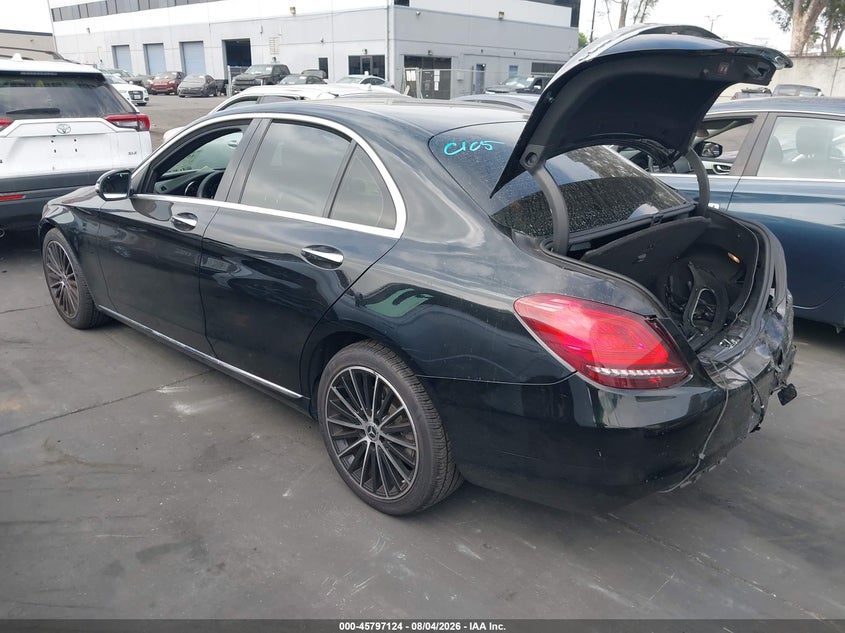 Vin: w1kwf8db1mr636291, lot: 46295955, mercedes-benz c 300 sedan 20213