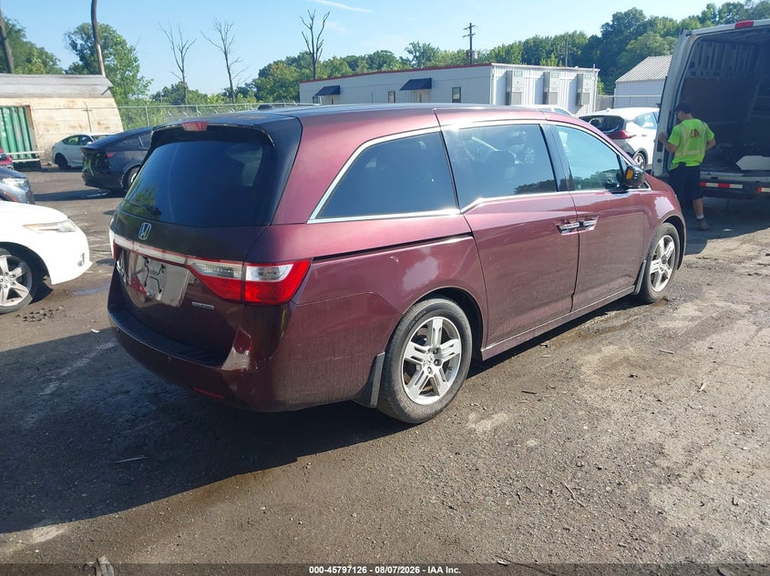 Vin: 5fnrl5h99cb117967, lot: 46295957, honda odyssey touring/touring elite 20124