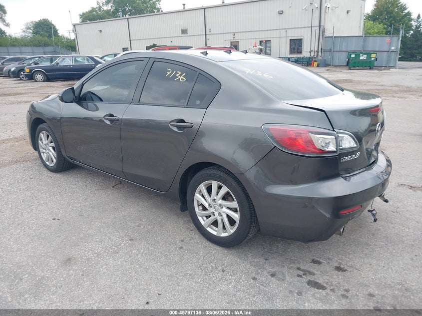 Vin: jm1bl1v73c1687436, lot: 46295967, mazda mazda3 i touring 20123