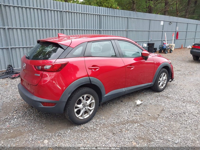 Vin: jm1dkfb76j1312098, lot: 46295979, mazda cx-3 sport 20184