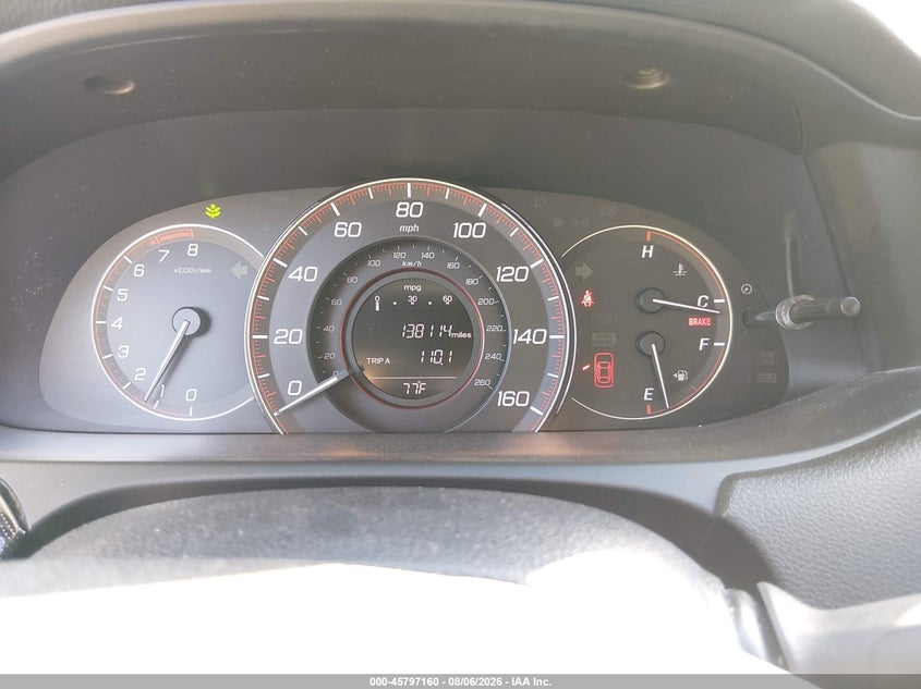 2014 HONDA ACCORD auction photo 7